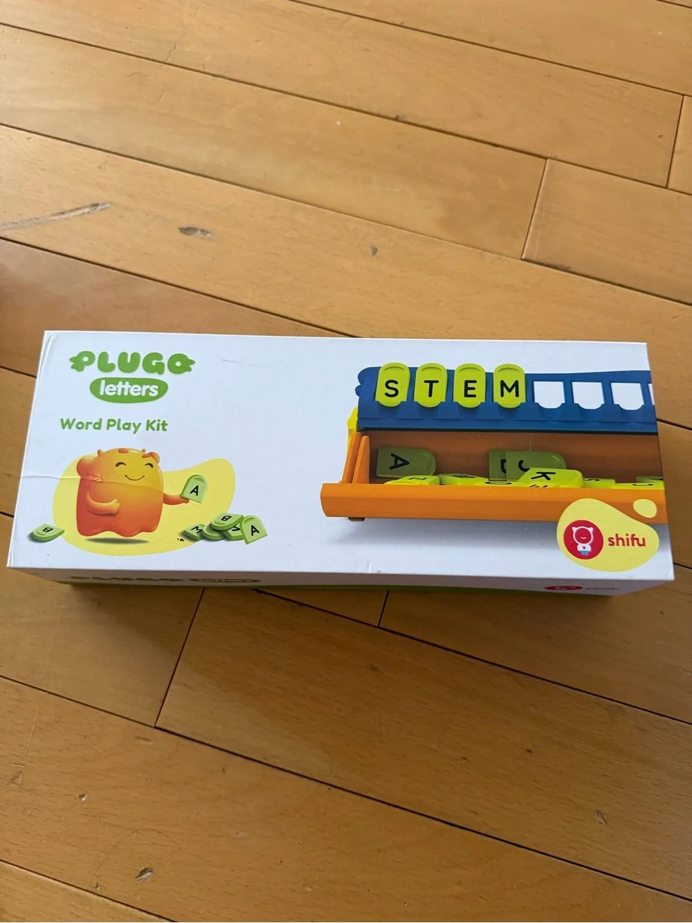 Shifu Plugo Letters Word Play Kit – Yellow, Blue, Lime Green